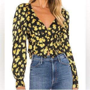 NWT For Love & Lemons Elisa Top